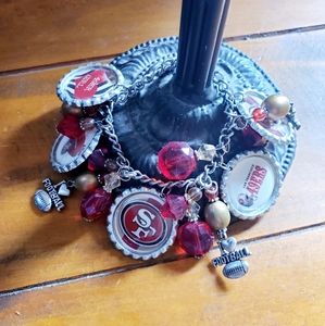 49 Niners Charm Braclet